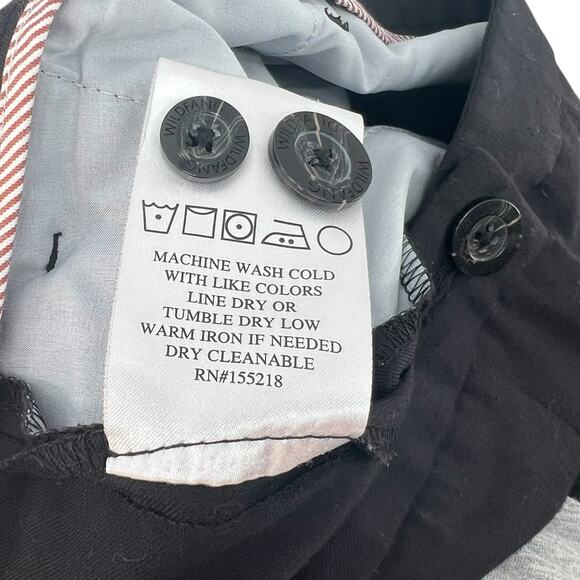 Wildfang Empower Trouser Pants Stretch Solid Black Plus Size 24W‎ - Picture 12 of 12